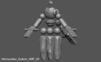 Click image for larger version

Name:	Hernandez_Golem_WIP_03_3-4_Render.png
Views:	131
Size:	231.1 KB
ID:	10506