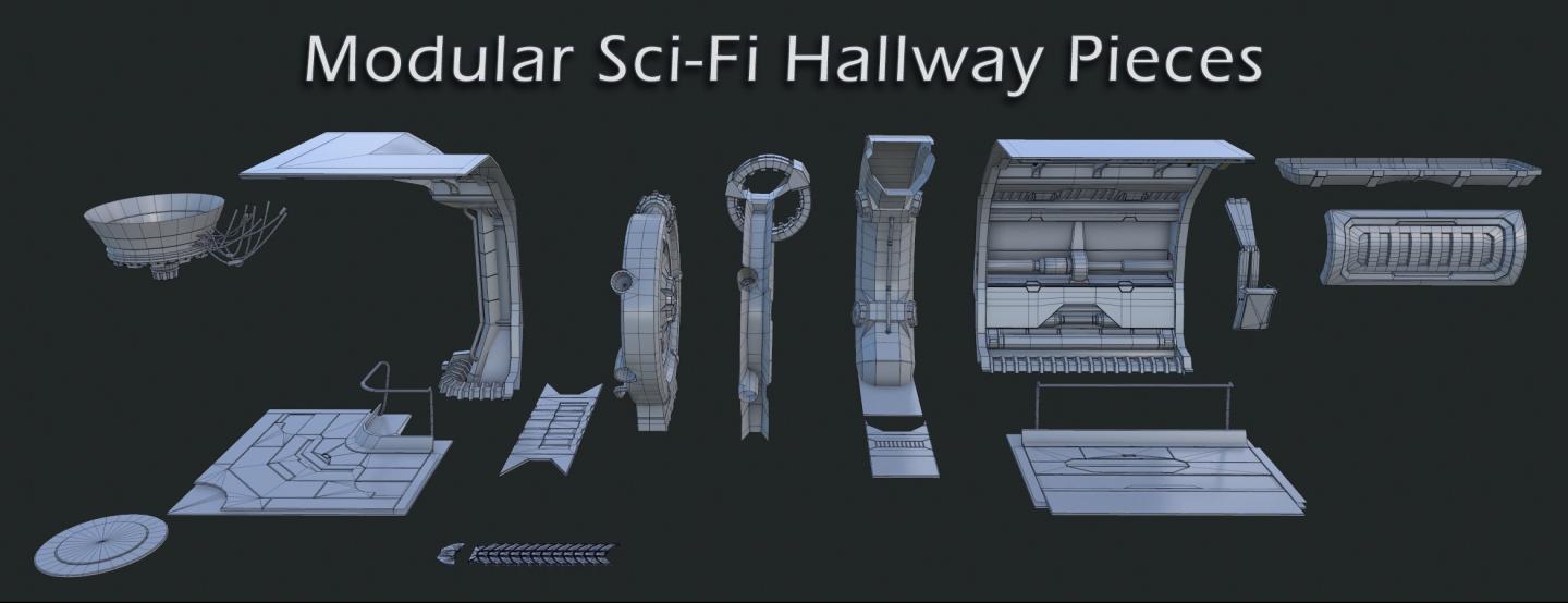 Click image for larger version  Name:	Sci-Fi-Hallway-Environment-UE4-Modular-Pieces.jpg Views:	1 Size:	64.9 KB ID:	22009