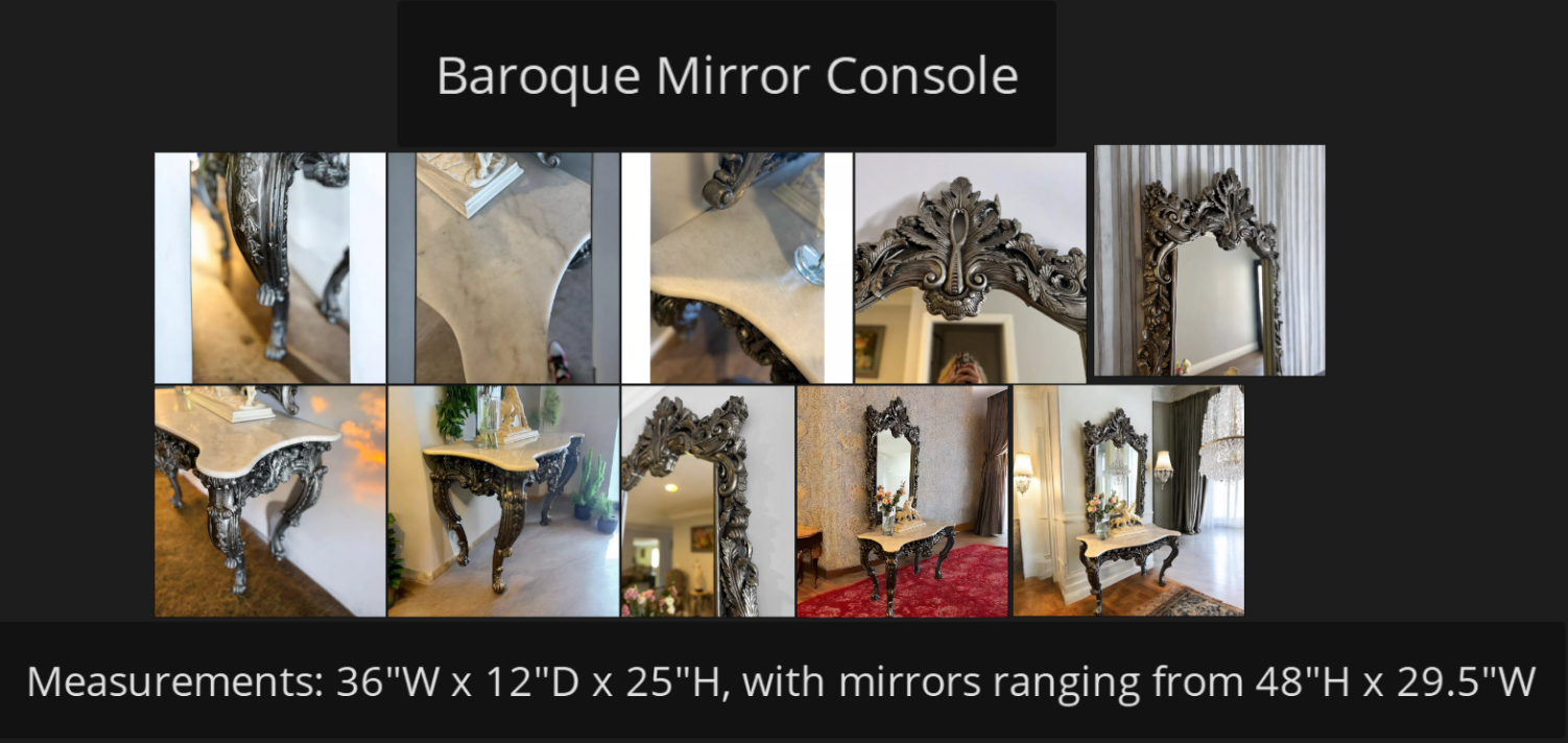 Click image for larger version

Name:	BaroqueMirrorConsole.png
Views:	43
Size:	839.8 KB
ID:	36696