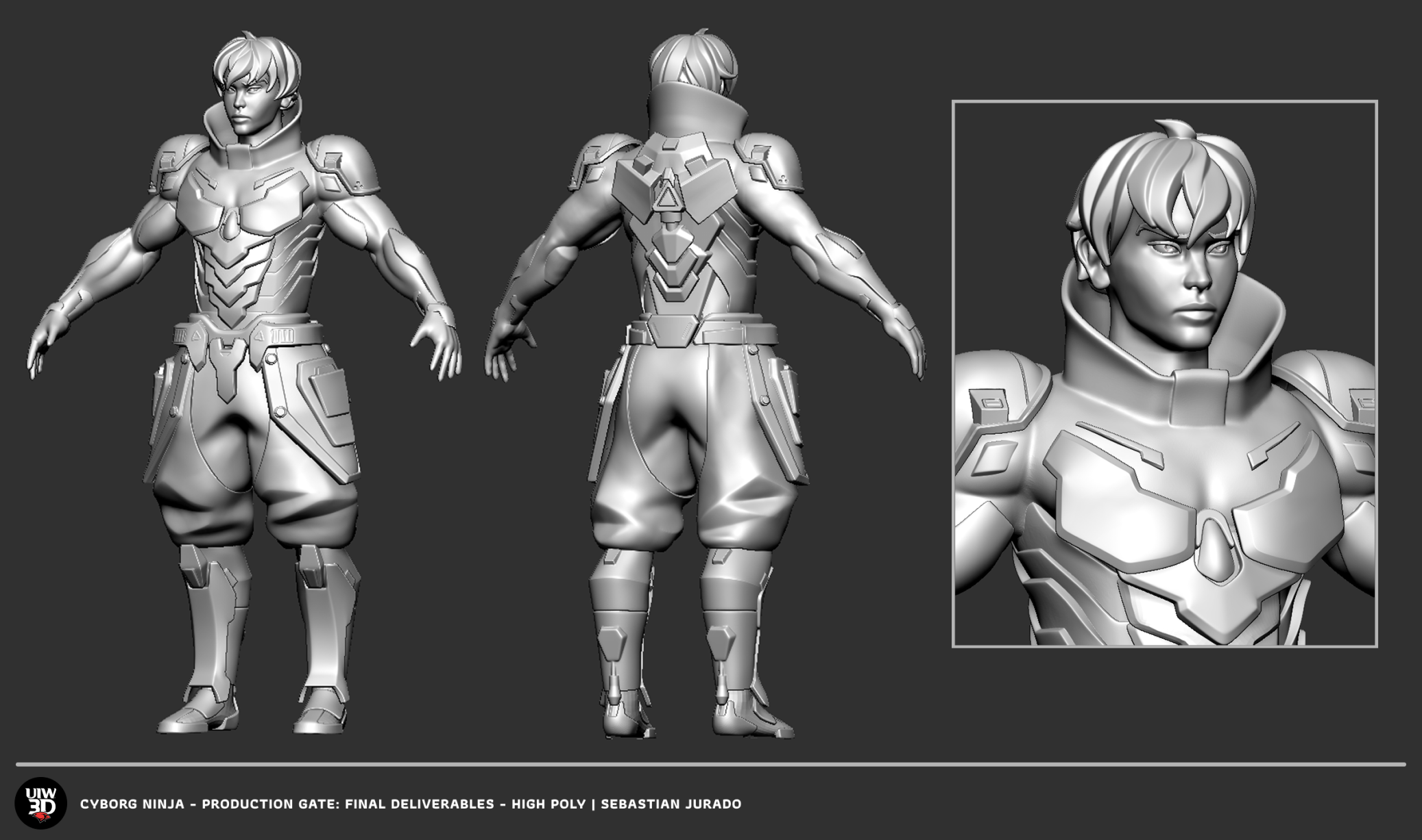 Click image for larger version  Name:	CyborgNinja_HighPoly.png Views:	0 Size:	910.5 KB ID:	41654